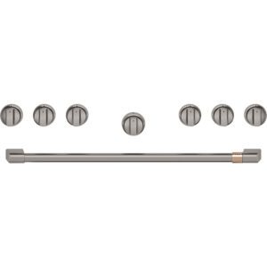 Cafe´ 36" Brushed Black Handle & Knob Set for Pro Range and Rangetop