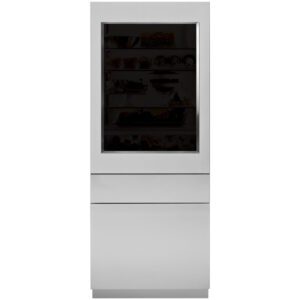 Monogram 30" Integrated Refrigerators Glass Door Panel Stainless Steel