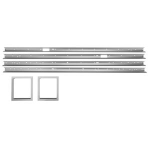 Monogram Flush Insert Kit for Built-In Refrigerators Stainless Steel