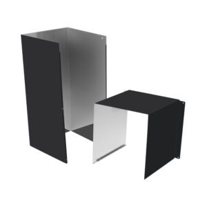 Café Duct Cover Extension Matte Black