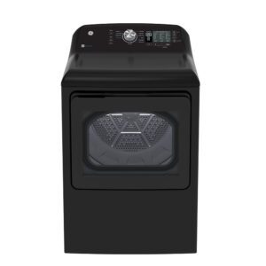 GE 7.4 cu.ft. Top Load Electric Dryer with SaniFresh Cycle Diamond Grey